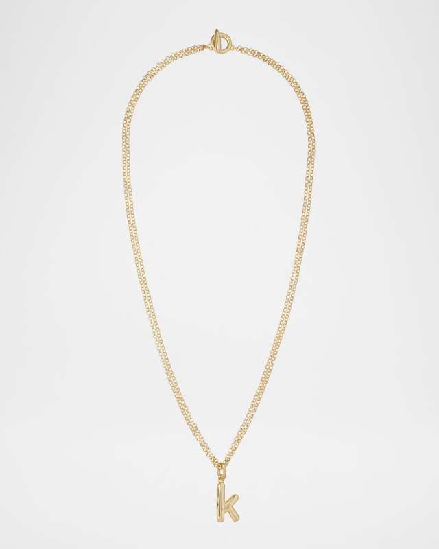 The Puffy Initial Necklace